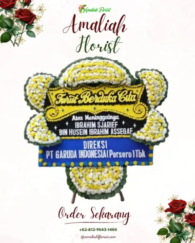 Papan Bunga Duka di Peundeuy