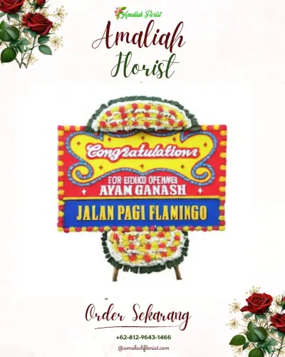 Bunga Papan Congratulation di Peundeuy